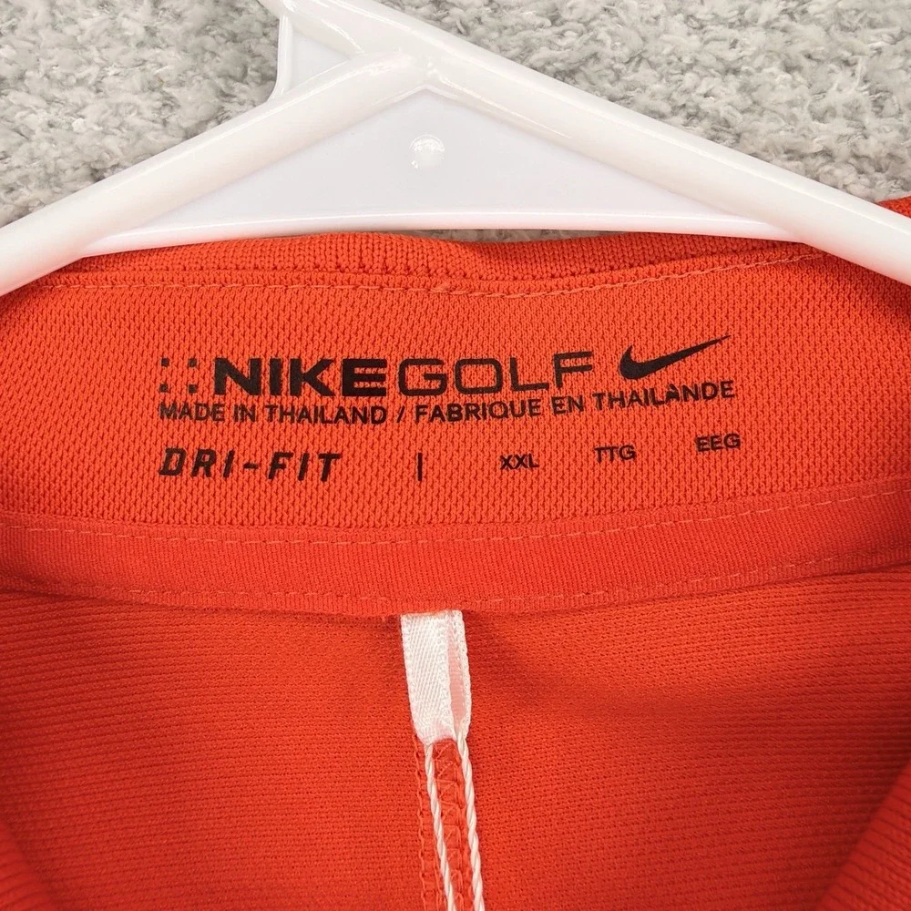 NEW Nike Golf Michael Jordan Signature Polo Womens XXL Orange Dri-FIT 394665